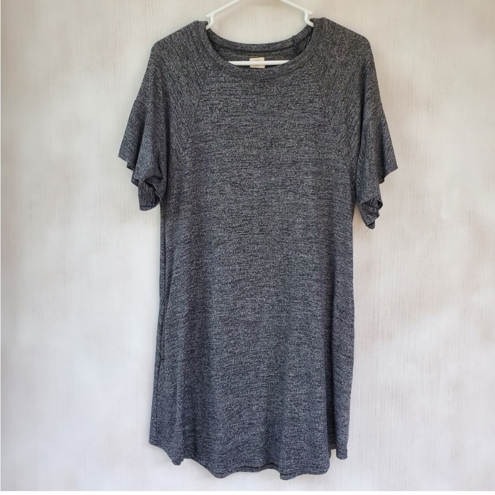 O’Neill Grey Flutter Sleeve Mini Dress